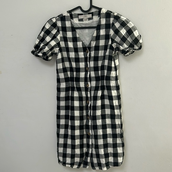 LOFT Dresses & Skirts - Like New Loft Plaid Mini Dress -00P